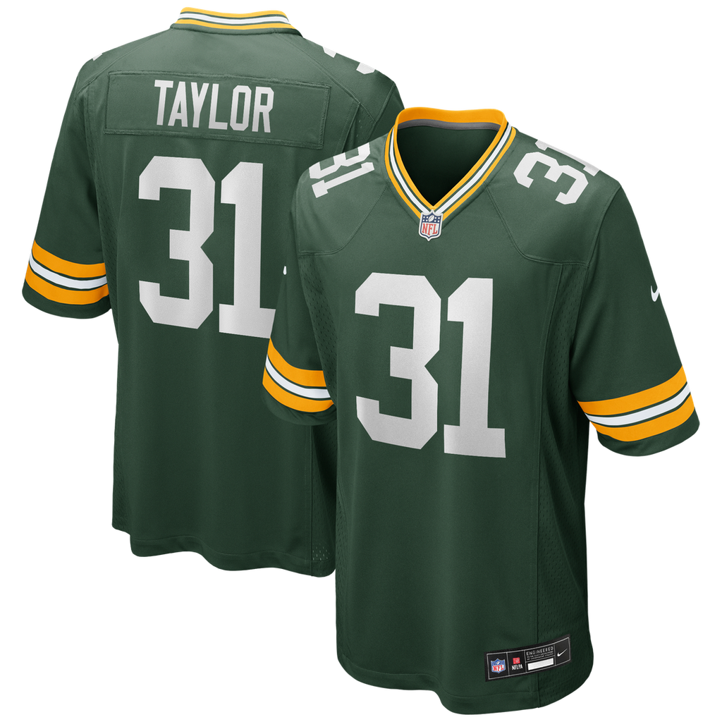 Jim Taylor Green Bay Packers Game Jersey - Green