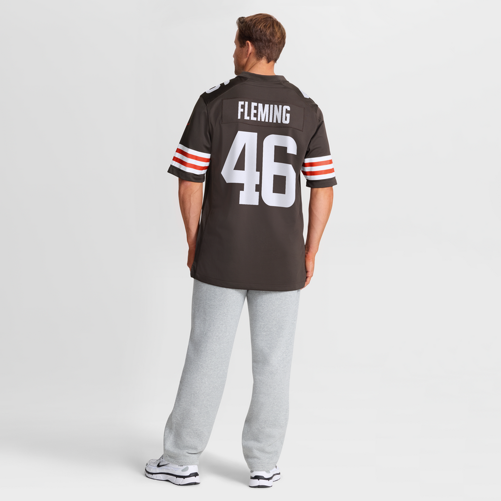 Don Fleming Cleveland Browns Jersey - Brown
