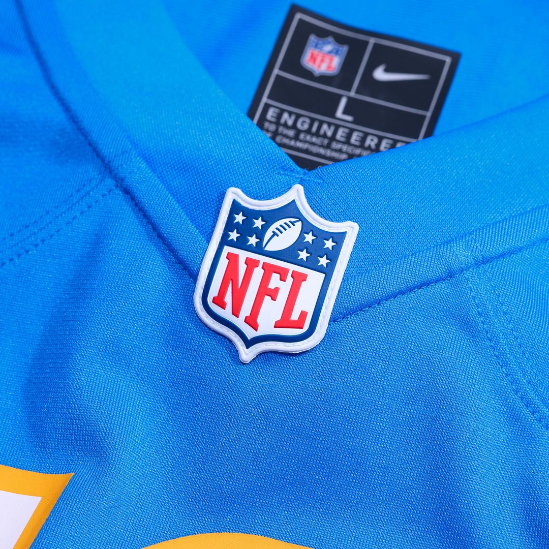 Andre James Los Angeles Chargers Game Jersey - Powder Blue