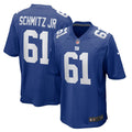 John Michael Schmitz Jr. New York Giants Game Jersey - Royal Blue