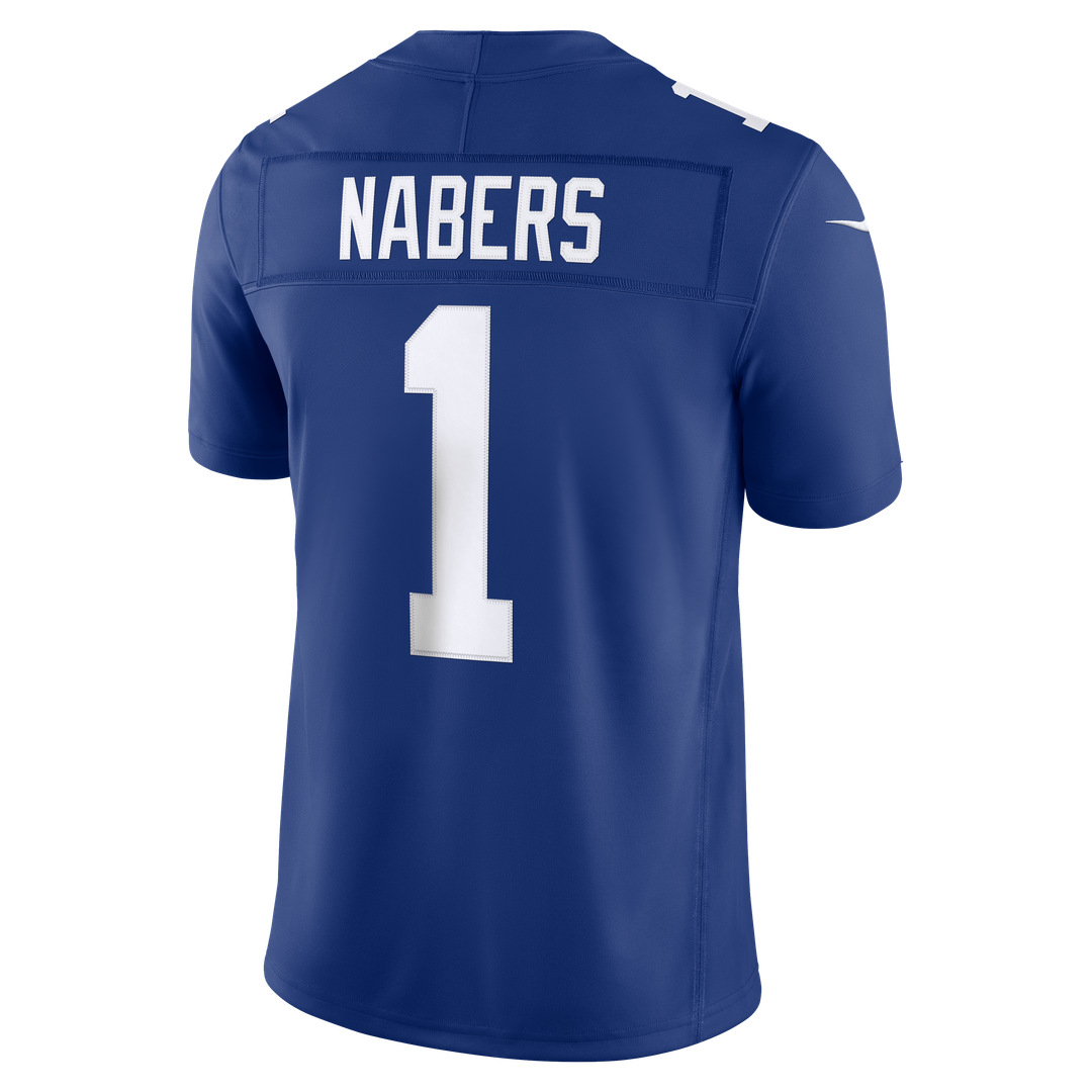 Malik Nabers New York Giants Vapor F.U.S.E. Stitched Limited Jersey - Royal Blue