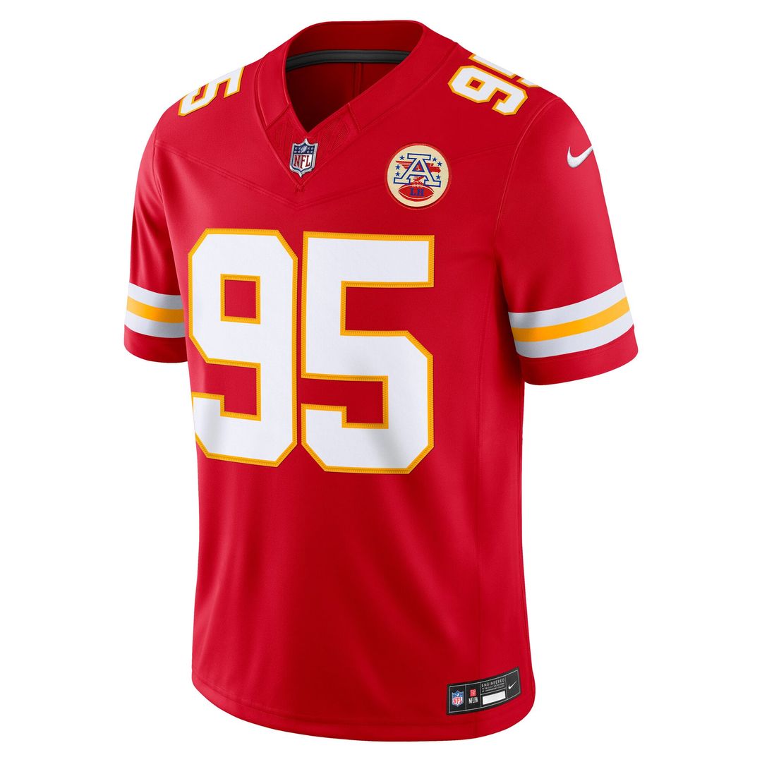 Chris Jones Kansas City Chiefs Vapor F.U.S.E. Stitched Limited Jersey - Red