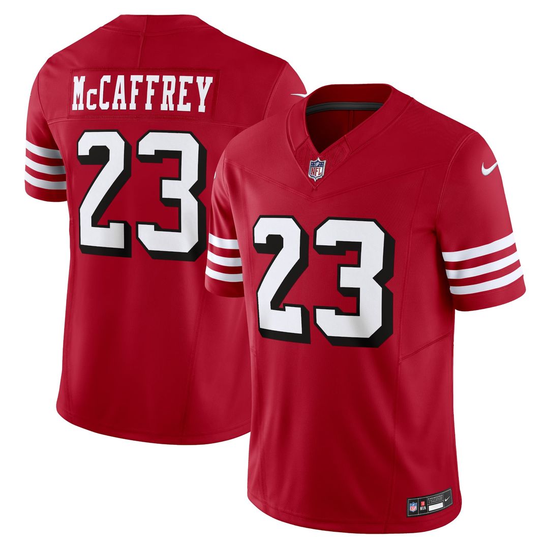Christian McCaffrey San Francisco 49ers Vapor F.U.S.E. Limited Jersey - White