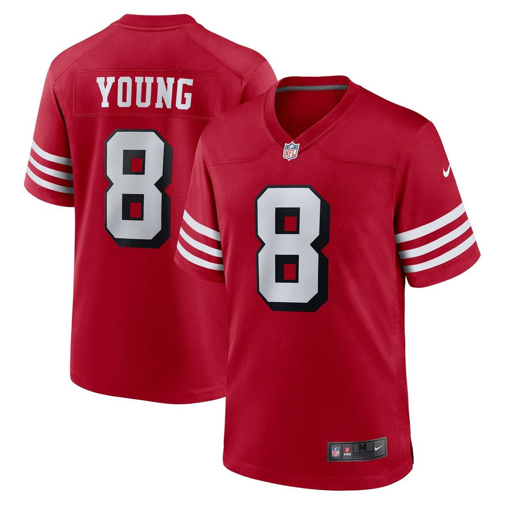 Steve Young San Francisco 49ers Alternate Game Jersey - Scarlet