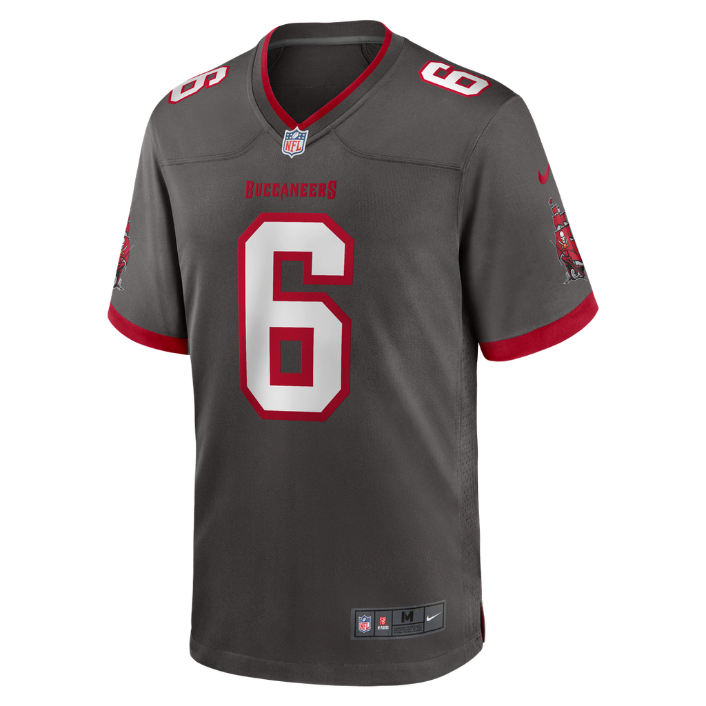 Baker Mayfield Tampa Bay Buccaneers Alternate Game Jersey - Pewter
