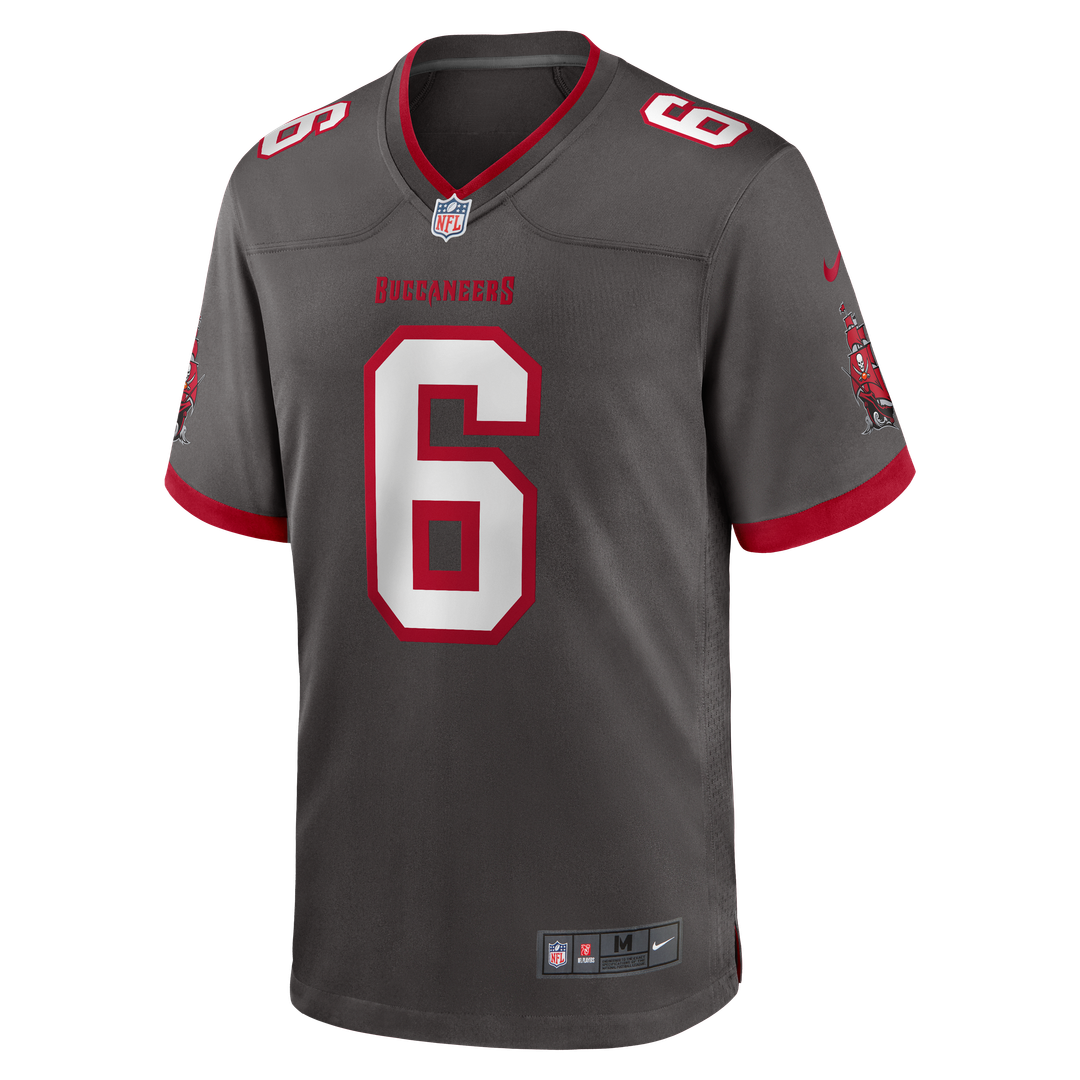 Baker Mayfield Tampa Bay Buccaneers Alternate Game Jersey - Pewter