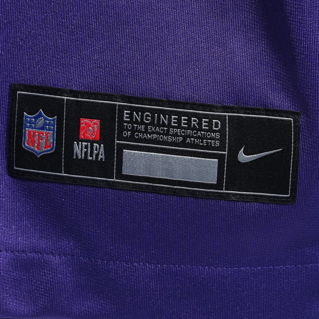 Jaren Hall Minnesota Vikings Game Jersey - Purple