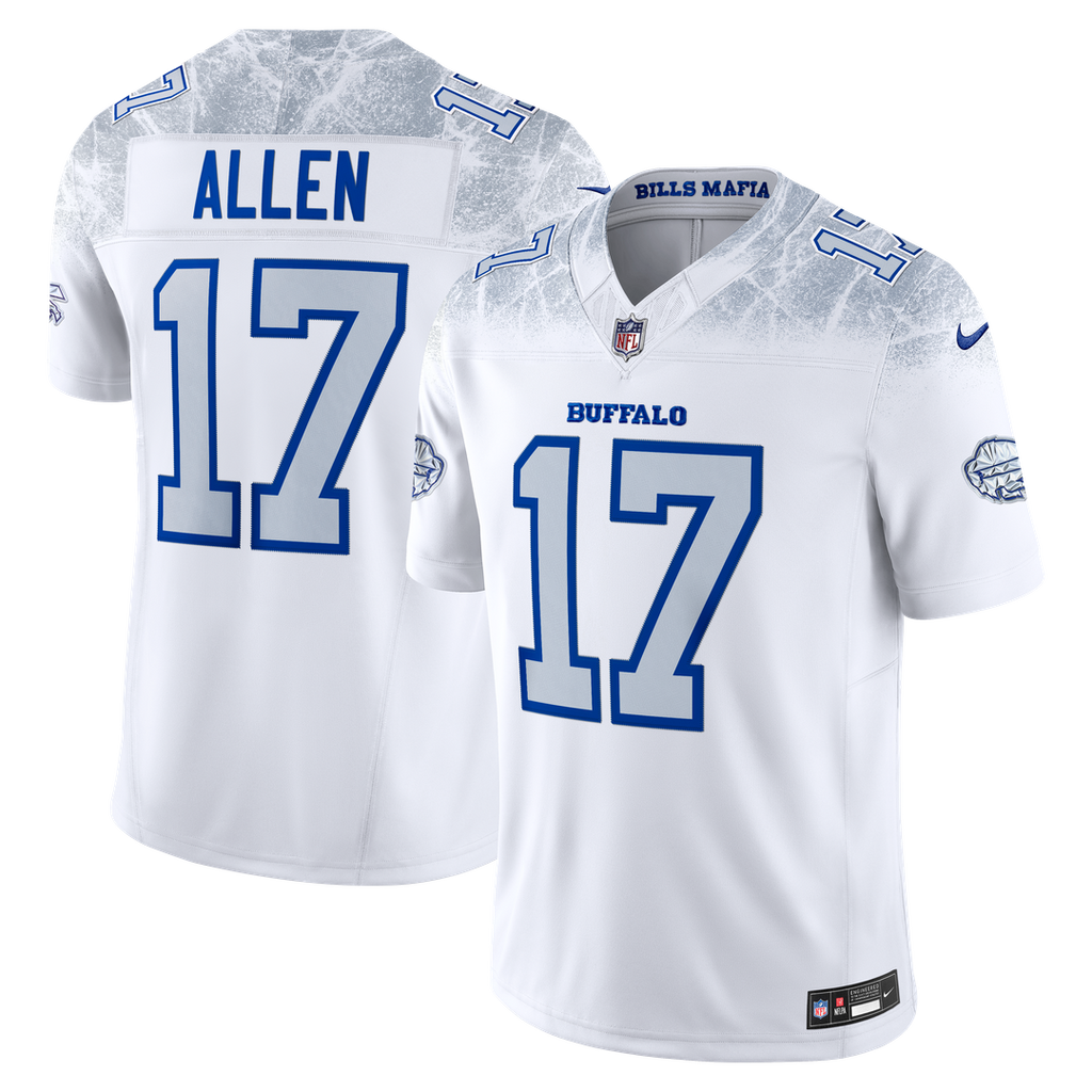 Josh Allen Buffalo Bills Rivalries Collection Stitched Limited Jersey - White