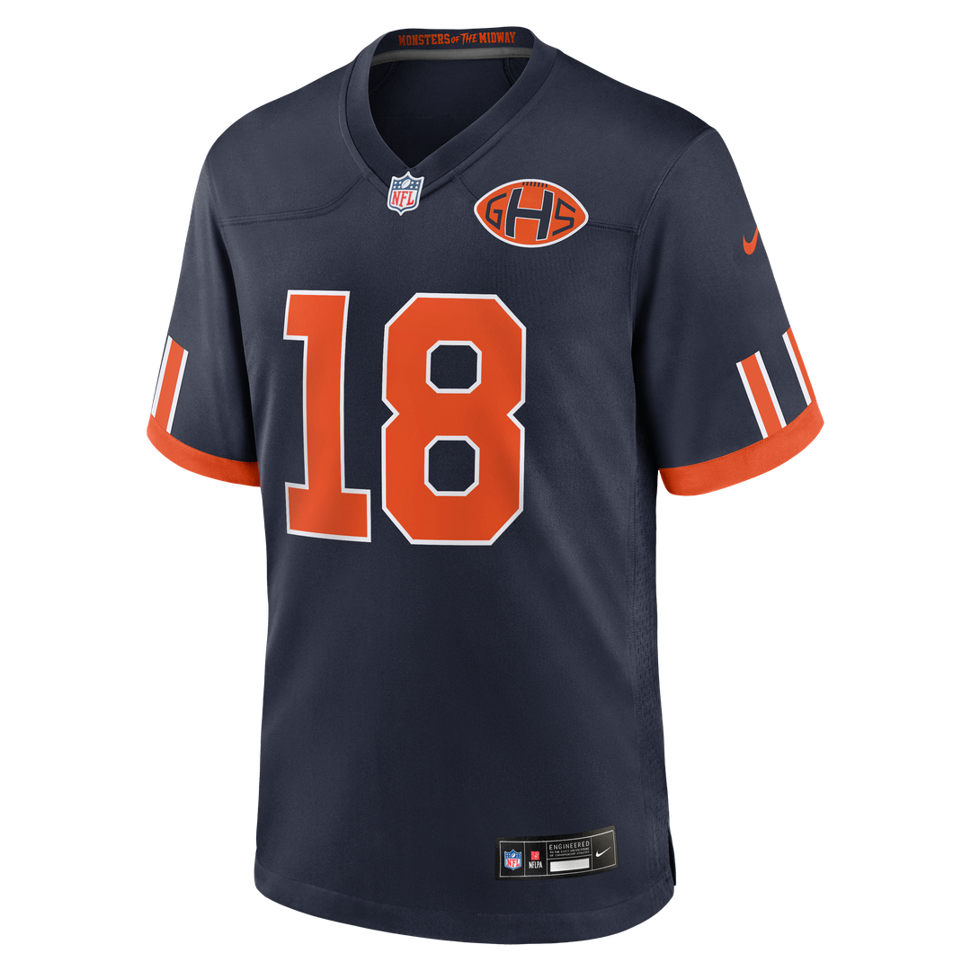 Caleb Williams Chicago Bears 2026 Rivalries Collection Game Jersey - Navy