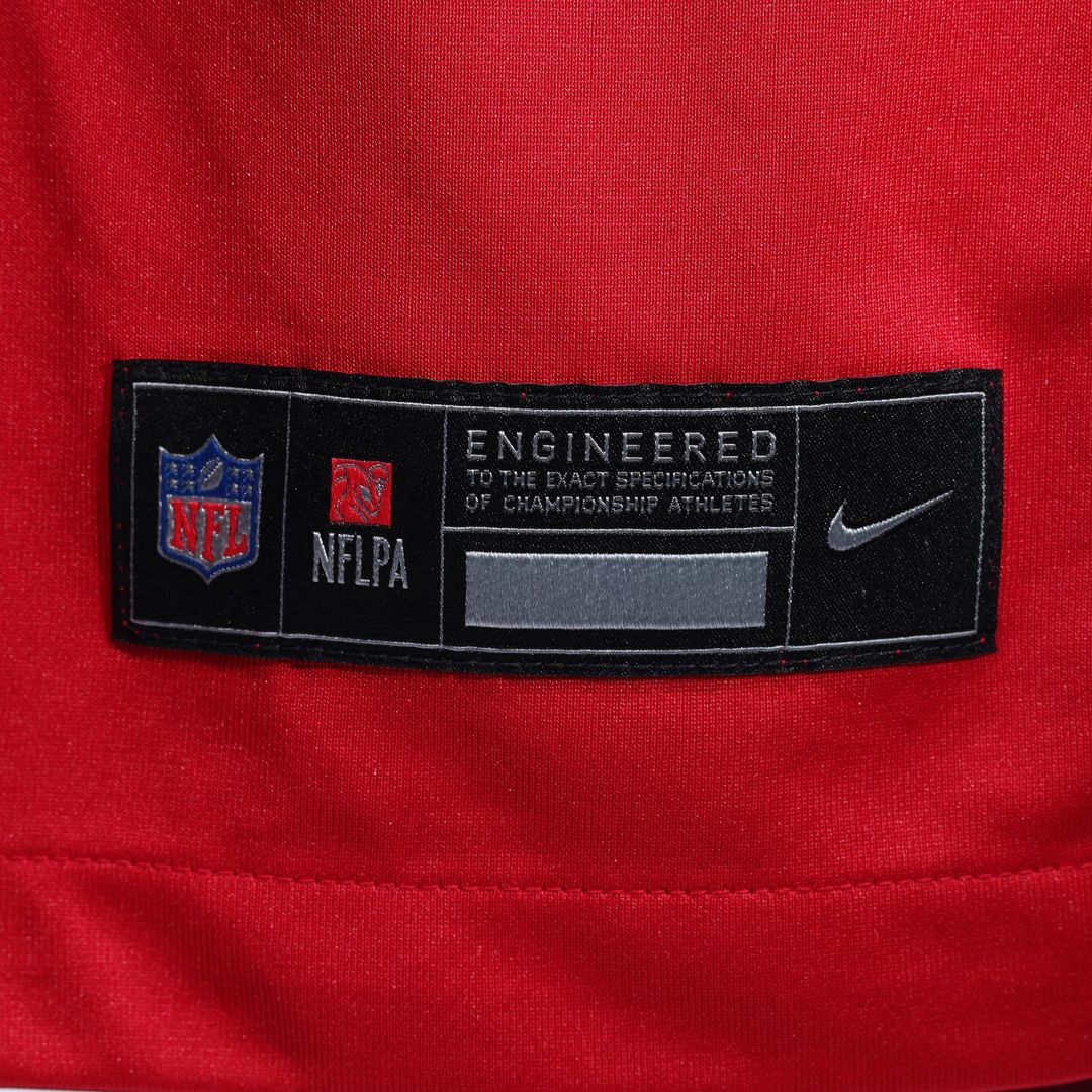 Jake Tonges San Francisco 49ers Game Jersey - Scarlet