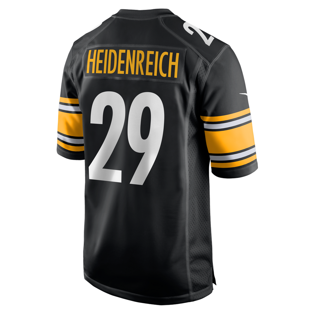 Eli Heidenreich Pittsburgh Steelers Game Jersey - Black
