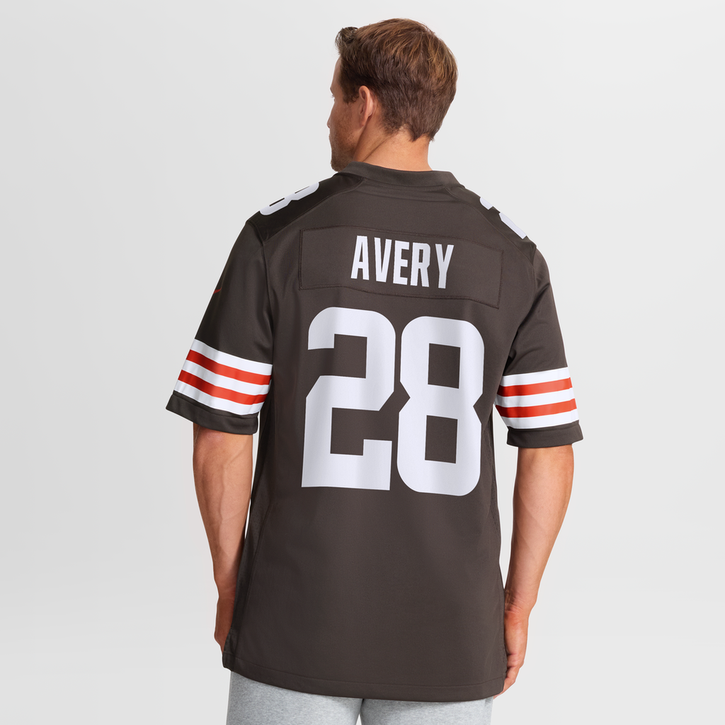 Tre Avery Cleveland Browns Game Jersey - Brown