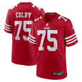 Connor Colby San Francisco 49ers Game Jersey - Scarlet