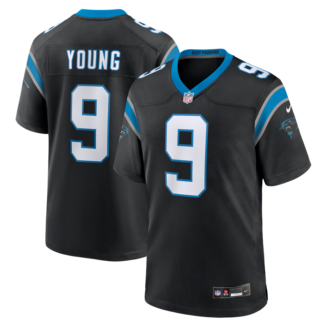 Bryce Young Carolina Panthers Game Jersey - Black