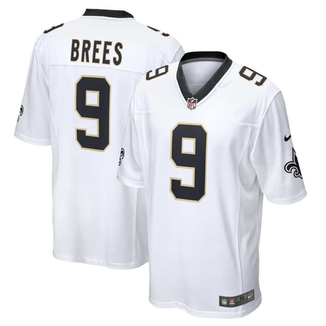 Drew Brees New Orleans Saints Game Jersey - Black