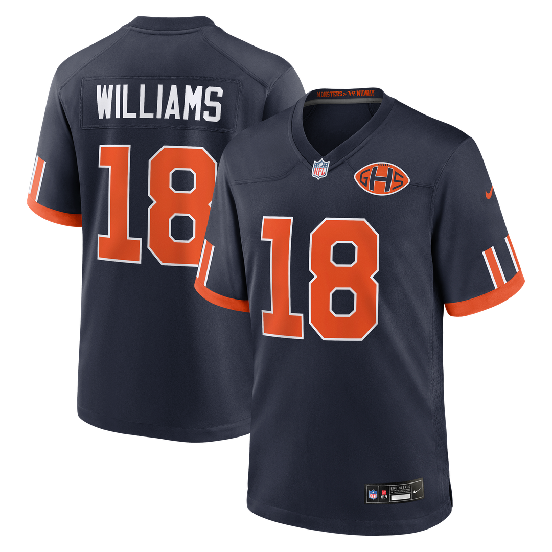 Caleb Williams Chicago Bears 2026 Rivalries Collection Game Jersey - Navy