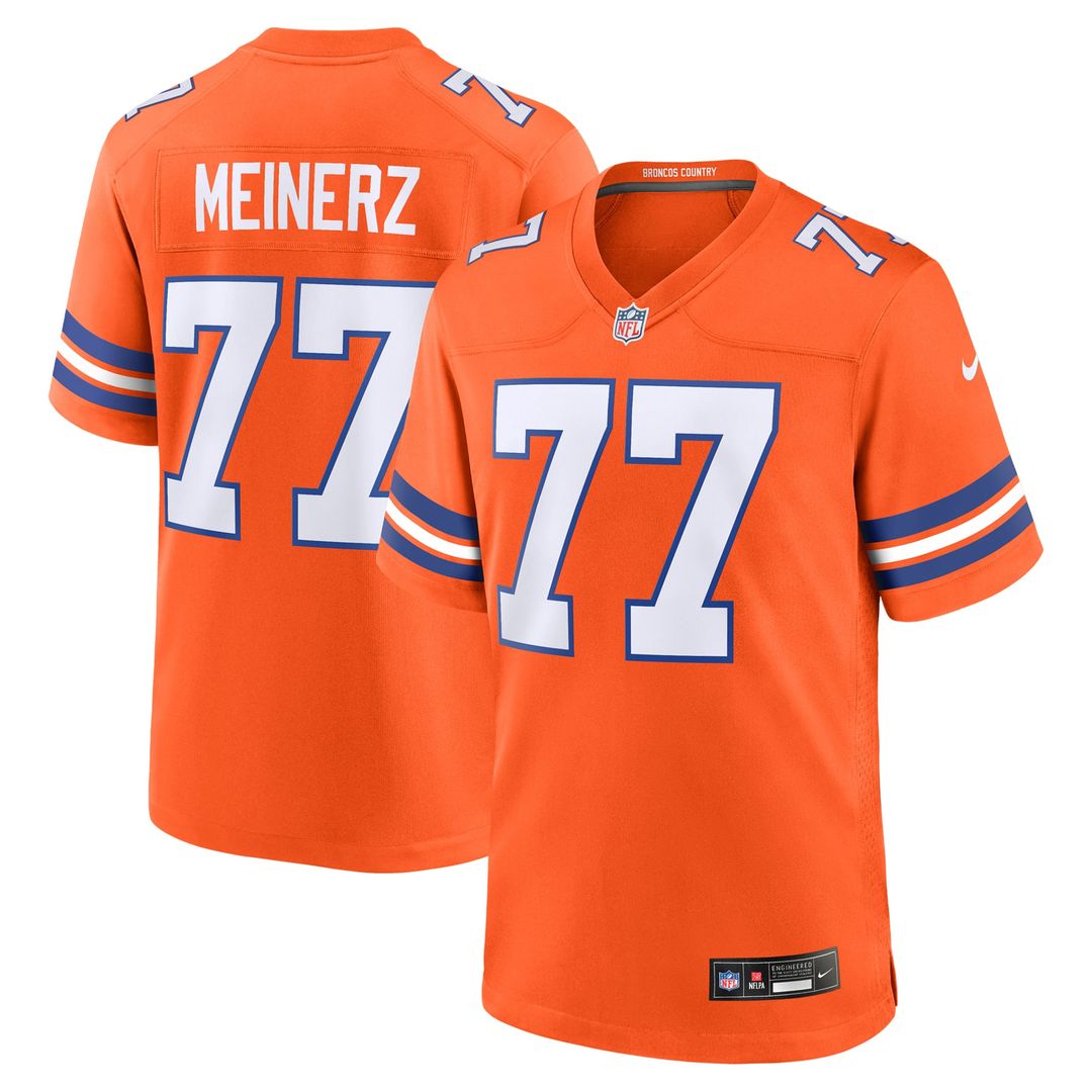 Quinn Meinerz Denver Broncos Alternate Game Jersey - Orange
