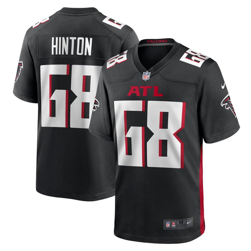 Kyle Hinton Atlanta Falcons Game Jersey - Black