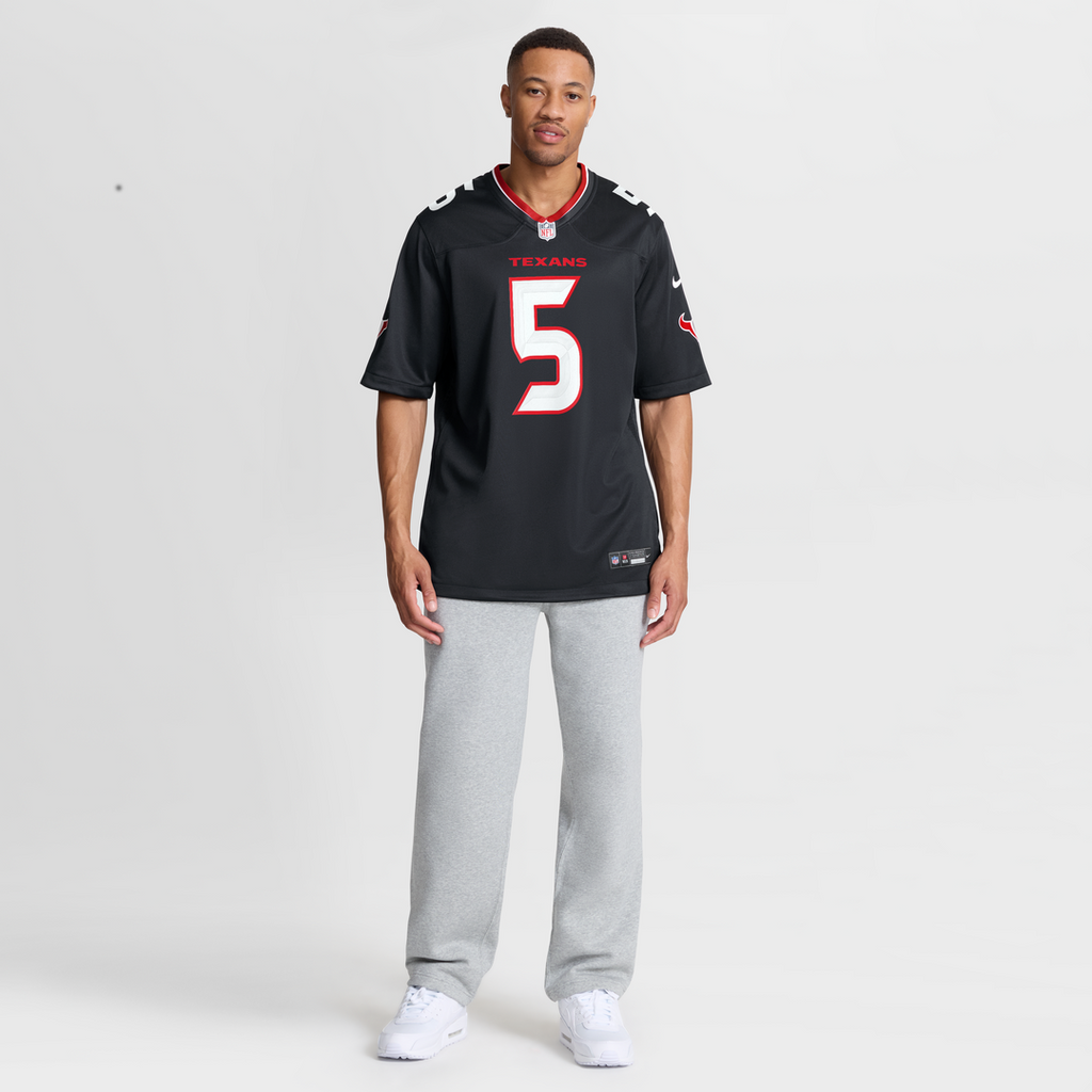 Jalen Pitre Houston Texans Game Jersey - Navy