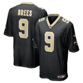 Drew Brees New Orleans Saints Game Jersey - Black