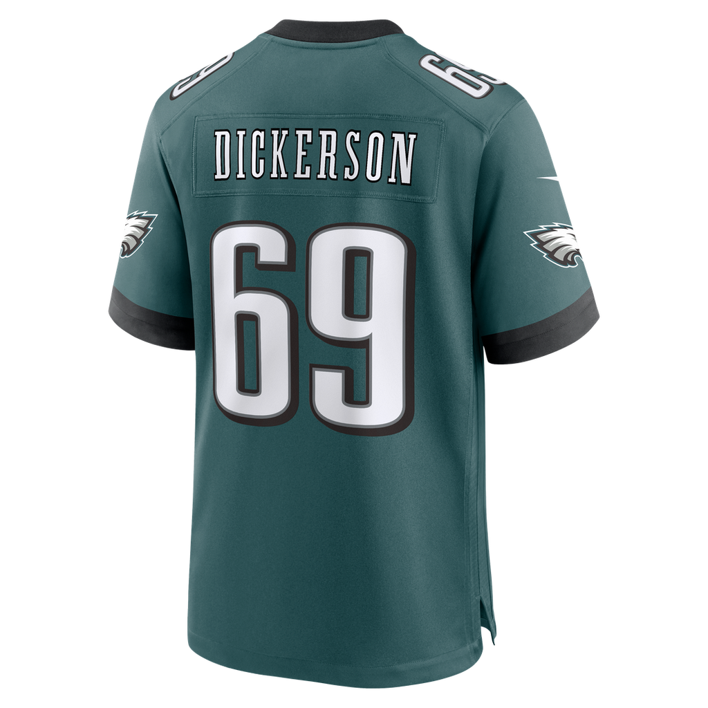 Landon Dickerson Philadelphia Eagles Game Jersey - Midnight Green