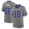 Dawson Knox Buffalo Bills Nickel City Game Jersey - Gray