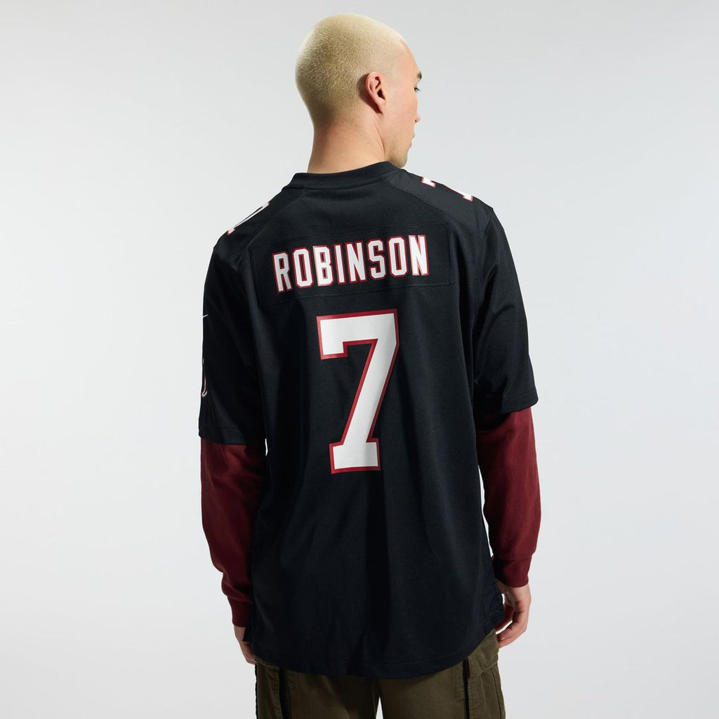 Bijan Robinson Atlanta Falcons Throwback Game Jersey - Black