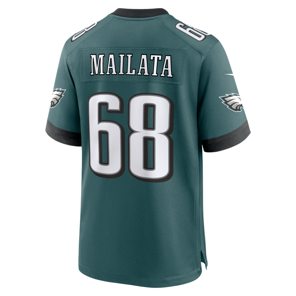 Jordan Mailata Philadelphia Eagles Game Jersey - Midnight Green