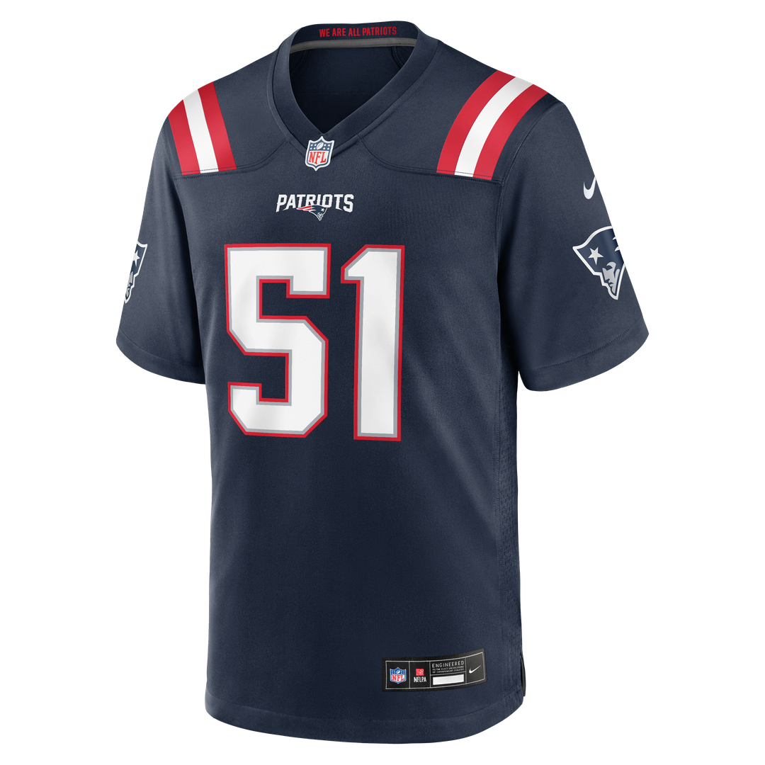 James Hudson New England Patriots Game Jersey - Navy