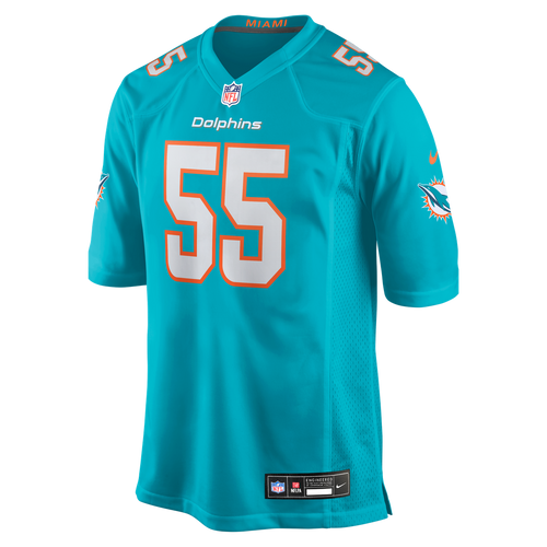 Aaron Brewer Miami Dolphins Game Jersey - Aqua