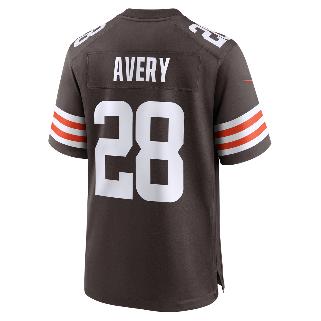 Tre Avery Cleveland Browns Game Jersey - Brown