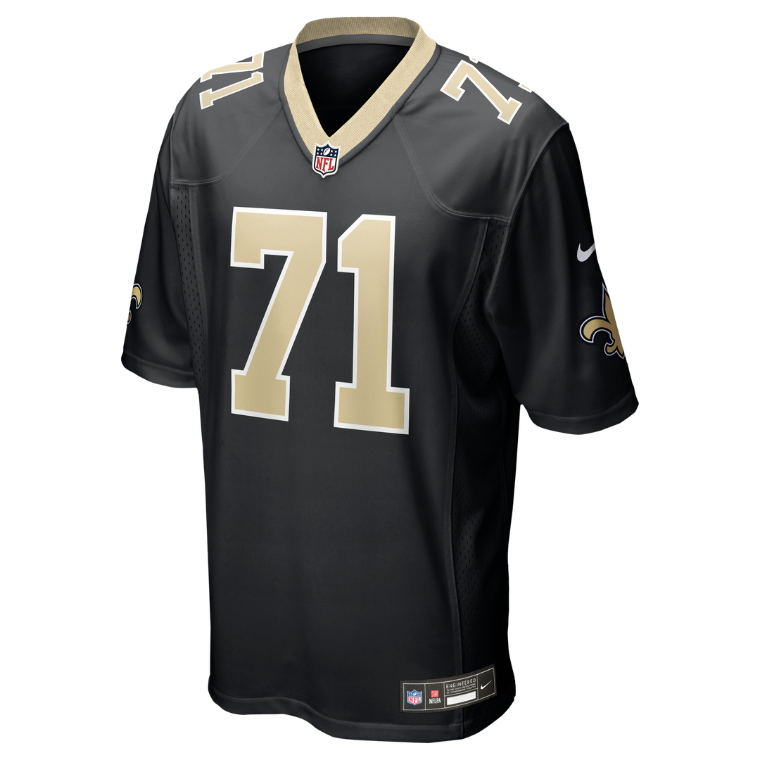 Kelvin Banks Jr. New Orleans Saints Game Jersey - Black