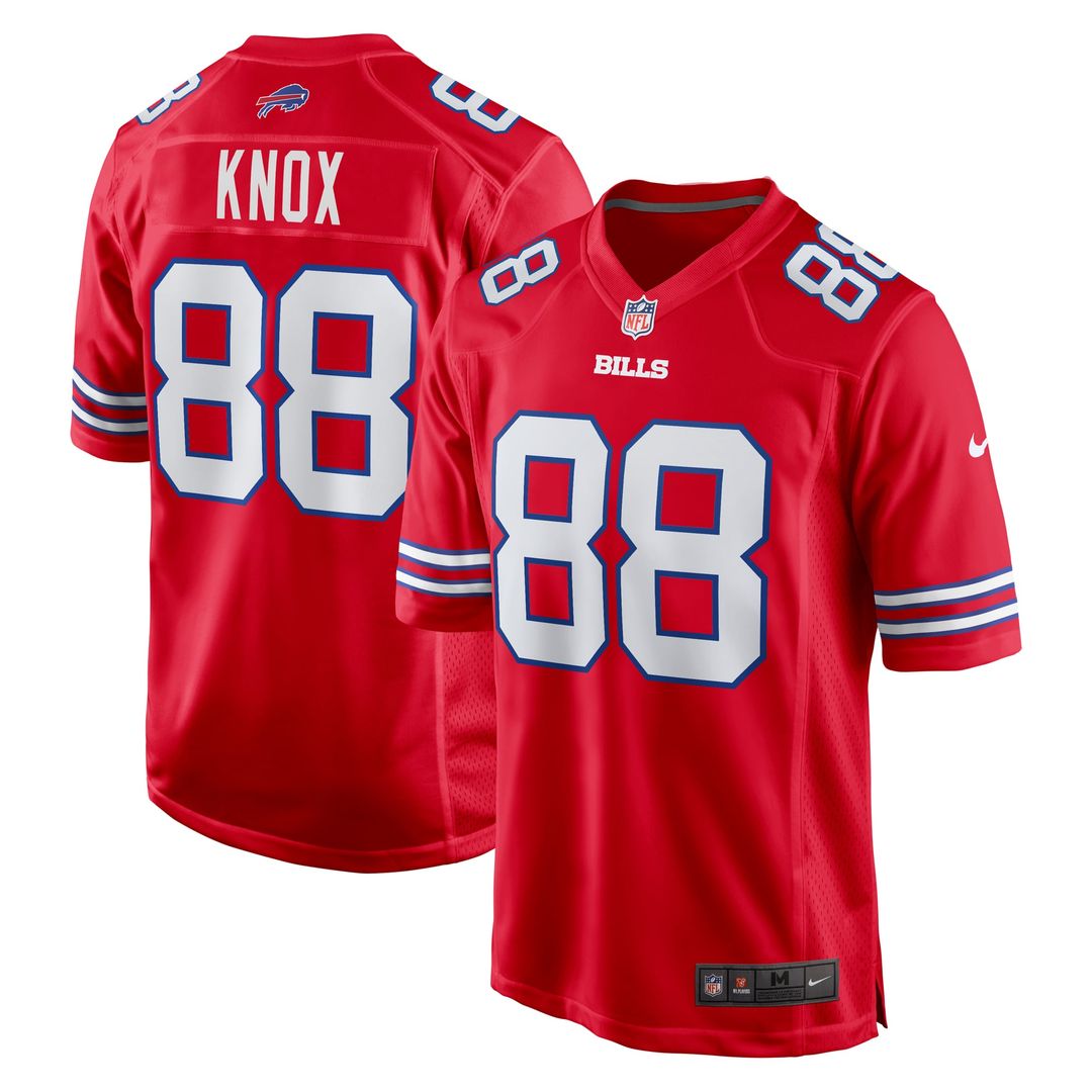 Dawson Knox Buffalo Bills Nickel City Game Jersey - Gray
