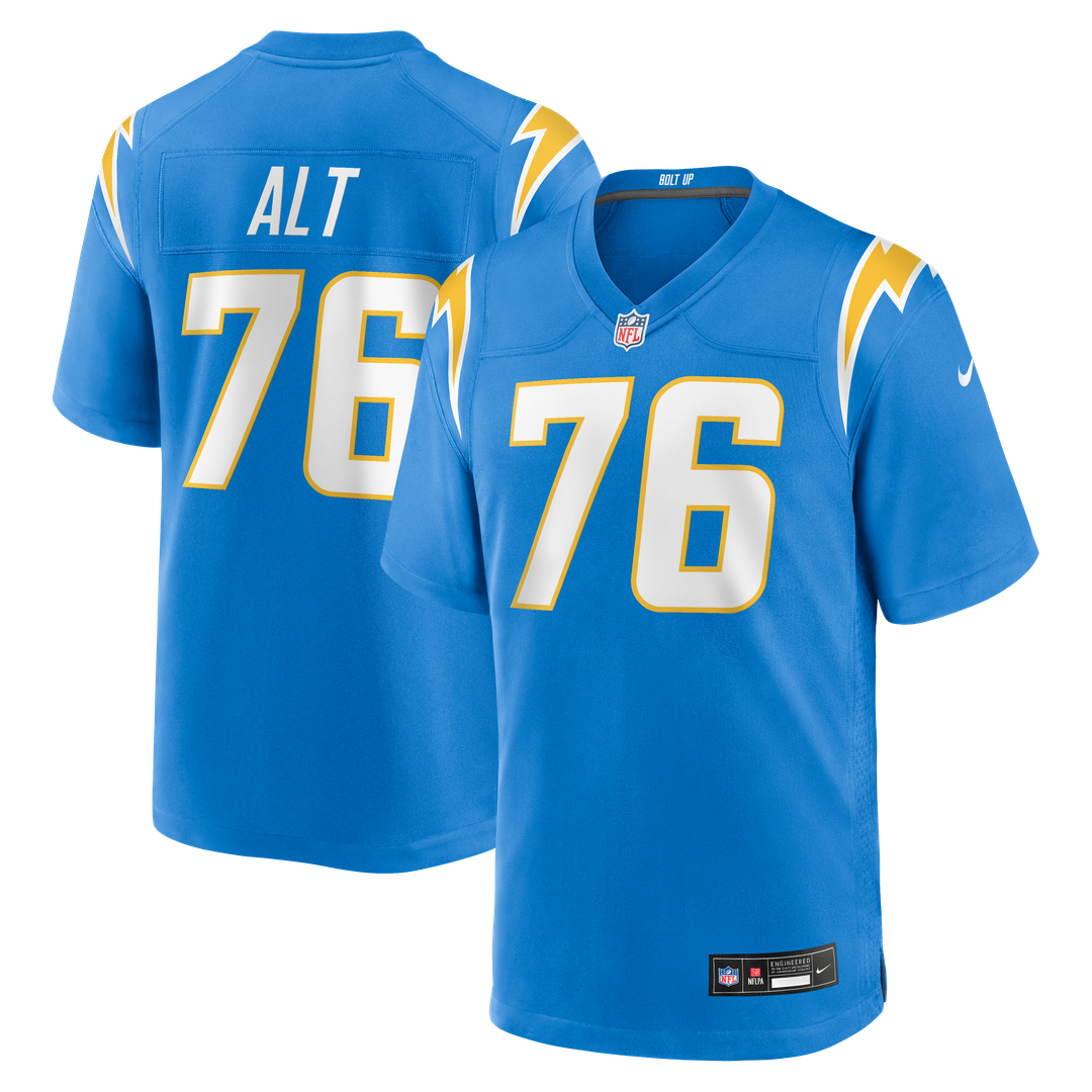 Joe Alt Los Angeles Chargers Alternate Super Chargers Game Jersey - Navy