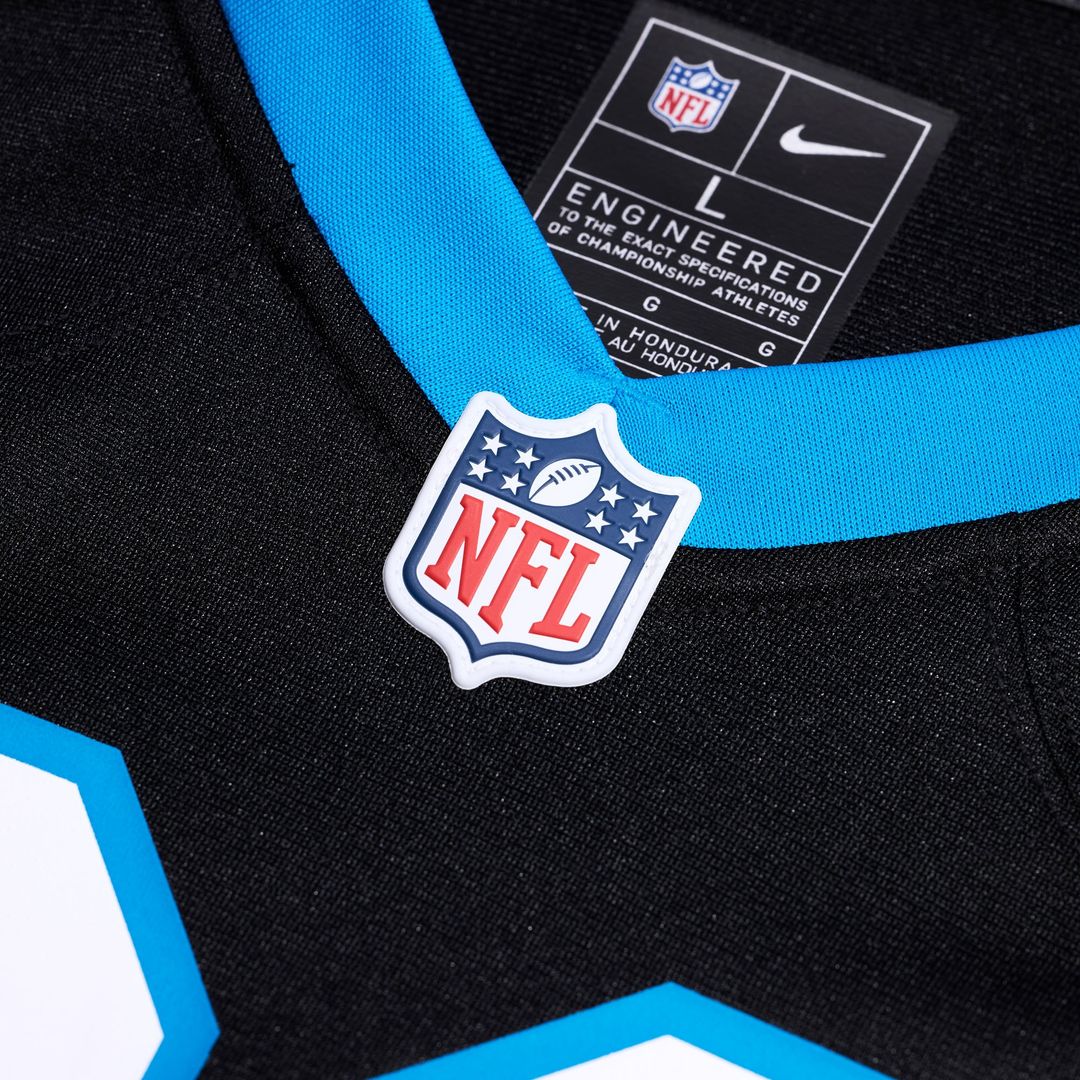 Akayleb Evans Carolina Panthers Game Jersey - Black