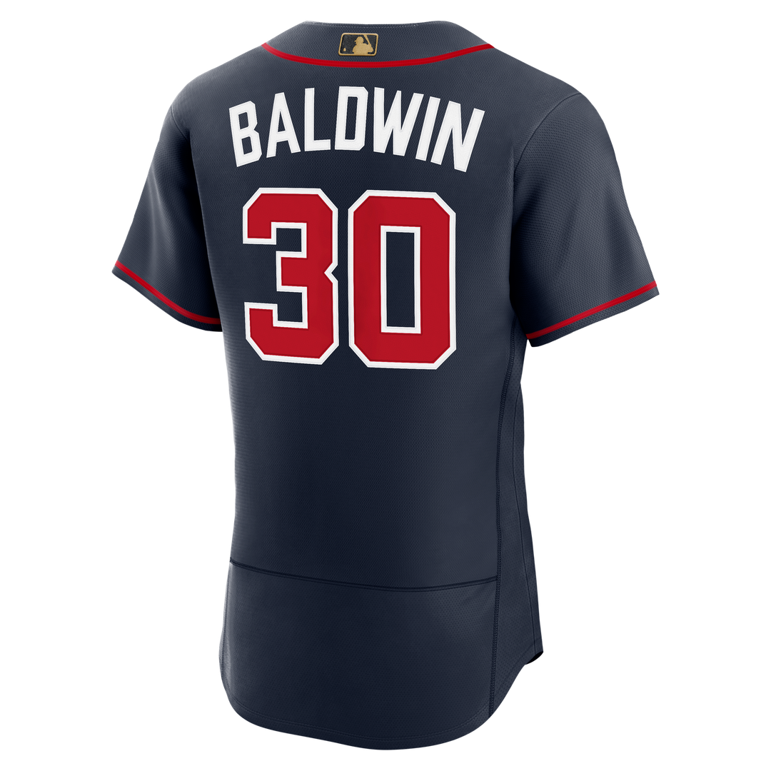 Atlanta Braves Drake Baldwin Nike White MLB Awards Authentic Jersey