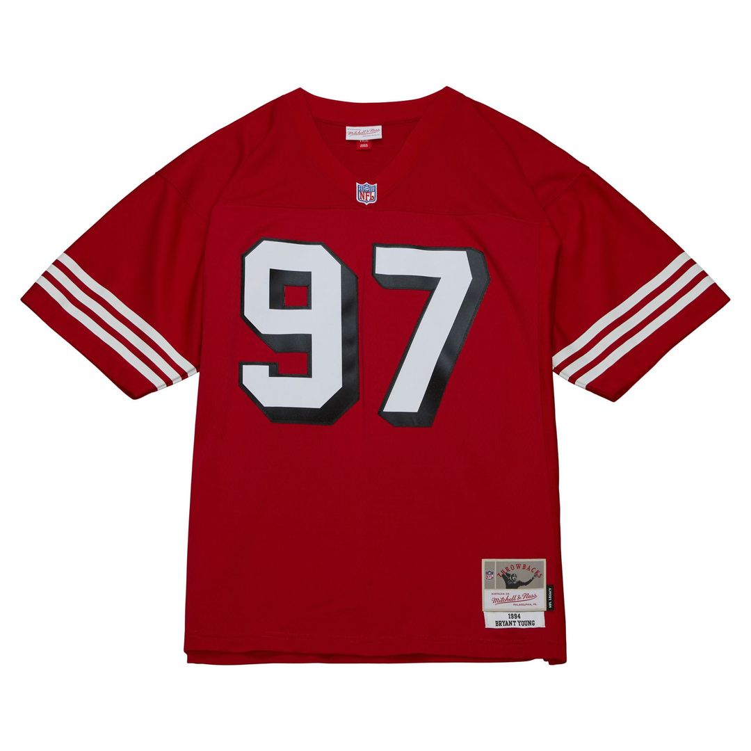 Bryant Young San Francisco 49ers Legacy Replica Jersey - Scarlet