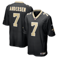 Morten Andersen New Orleans Saints Game Jersey - Black