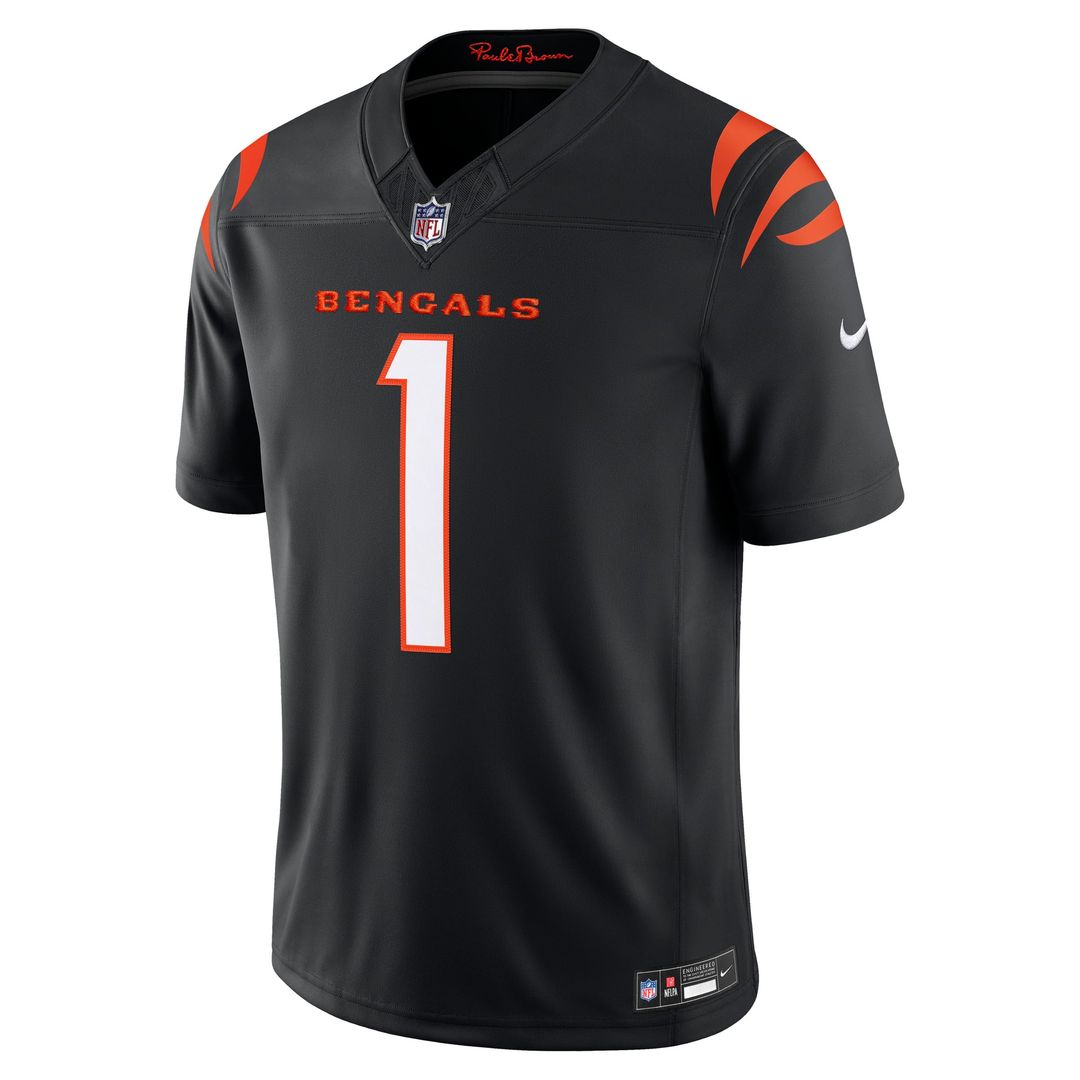Ja'Marr Chase Cincinnati Bengals Vapor F.U.S.E. Stitched Limited Jersey - White