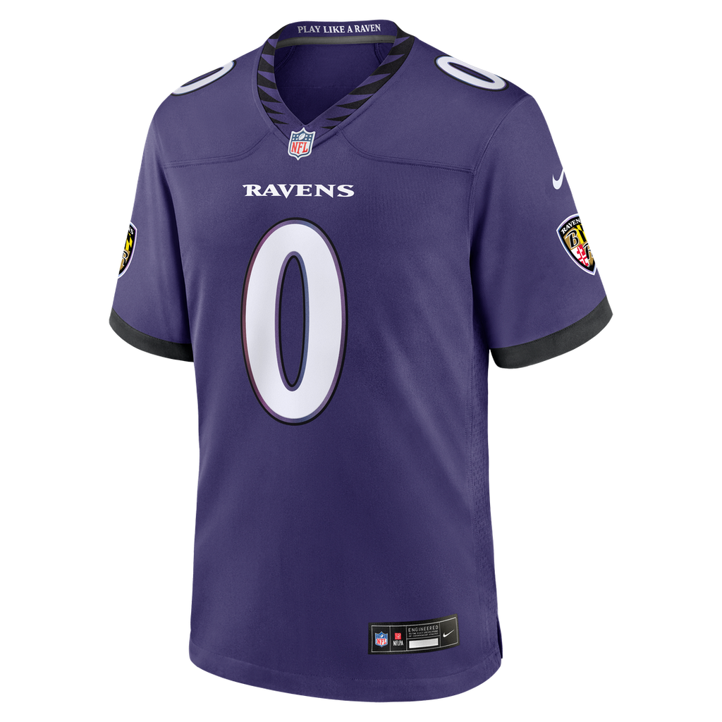 Roquan Smith Baltimore Ravens Game Jersey - Purple