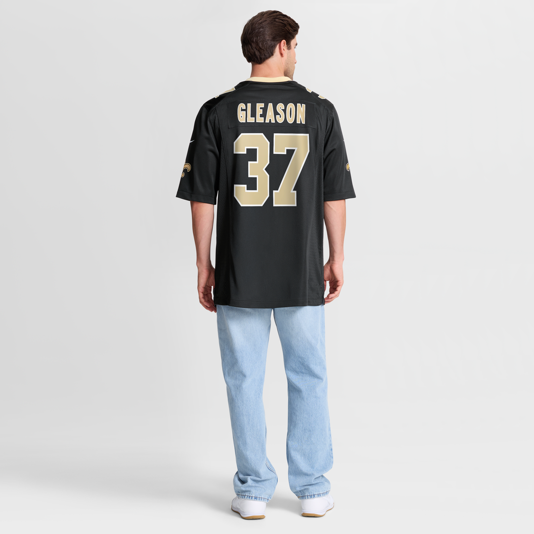 Steve Gleason New Orleans Saints Game Jersey - Black