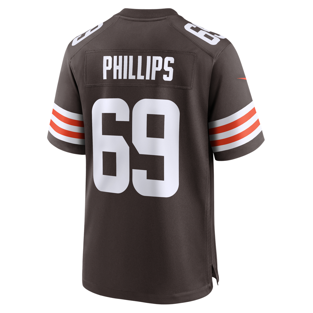 Tyre Phillips Cleveland Browns Game Jersey - Brown