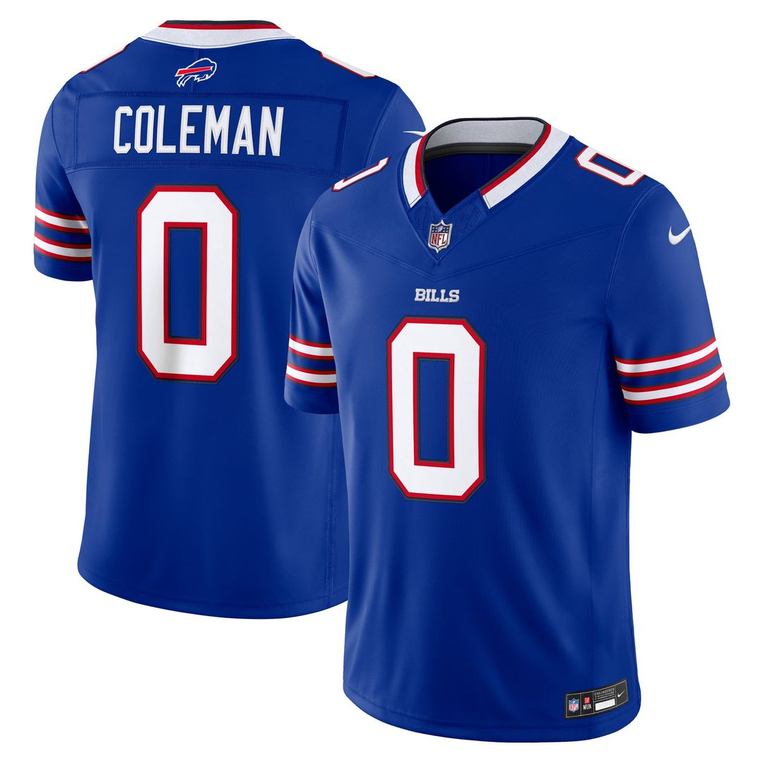 Keon Coleman Buffalo Bills Nickel City Vapor F.U.S.E. Stitched Limited Jersey - Gray