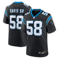 Thomas Davis Sr. Carolina Panthers Team Game Jersey - Black