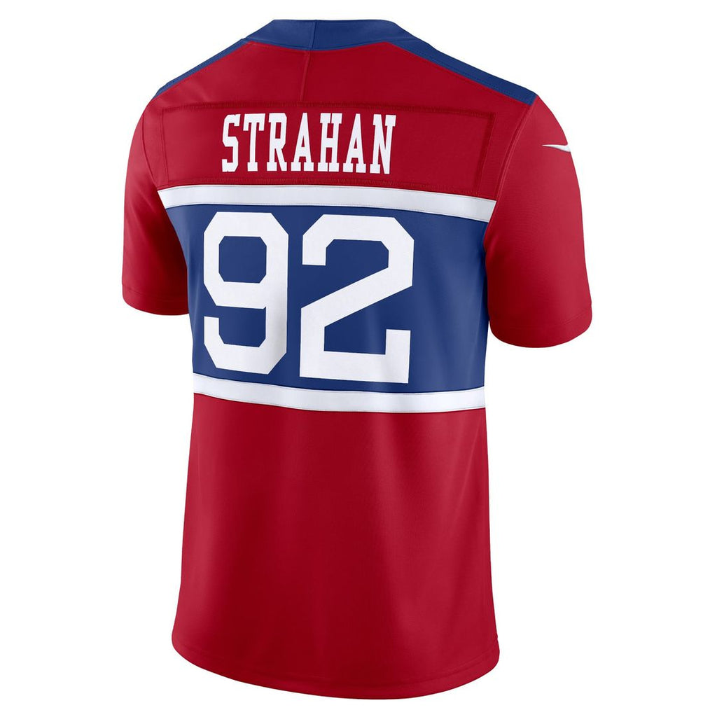 Michael Strahan New York Giants Alternate Vapor F.U.S.E. Limited Jersey - Century Red