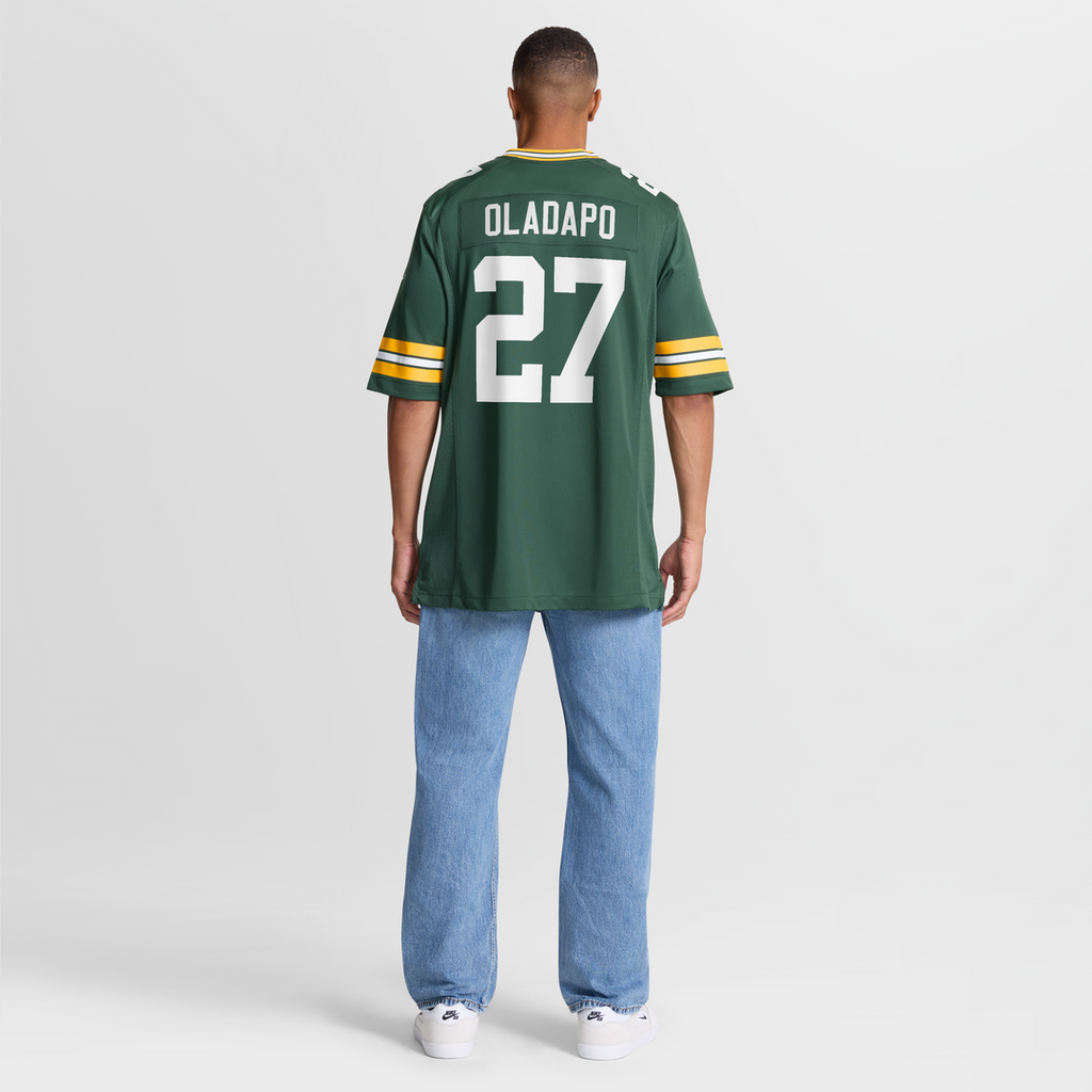 Kitan Oladapo Green Bay Packers Game Jersey - Green