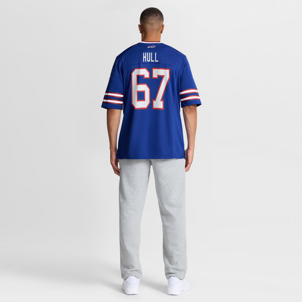 Kent Hull Buffalo Bills Game Jersey - Royal Blue