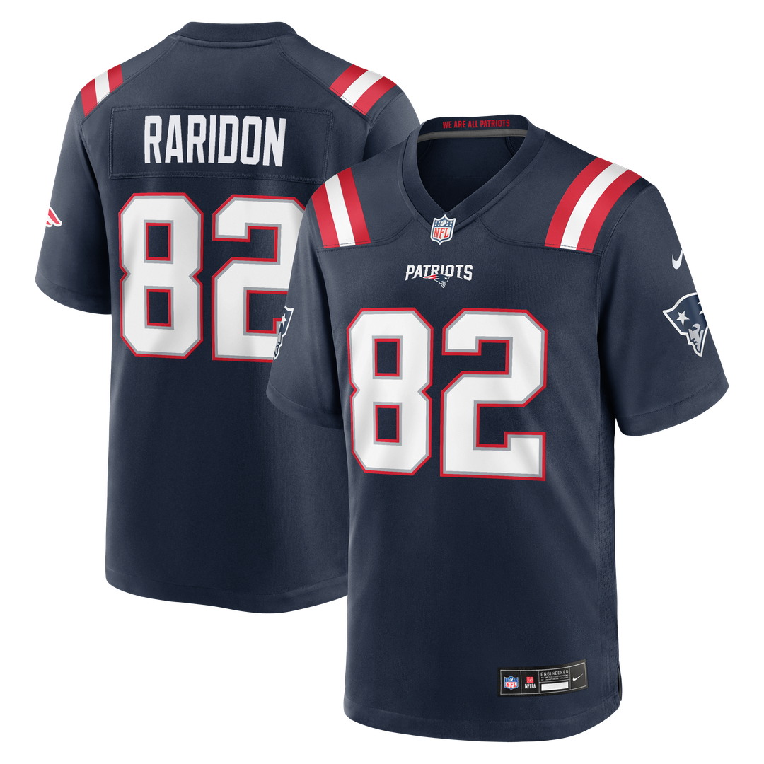 Eli Raridon New England Patriots Game Jersey - Navy
