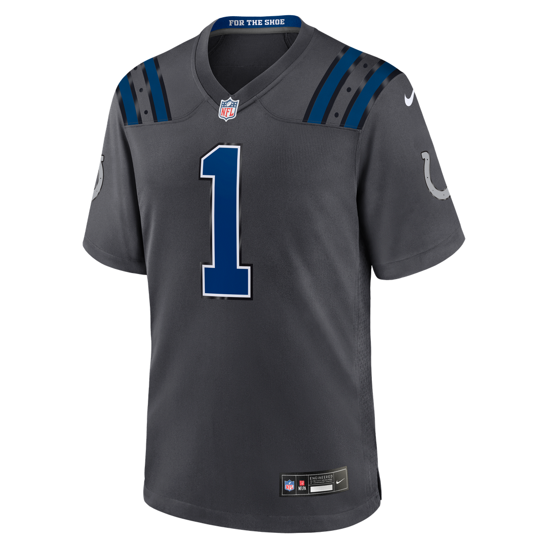 Ahmad Sauce Gardner Indianapolis Colts 2026 Rivalries Collection Game Jersey - Anthracite