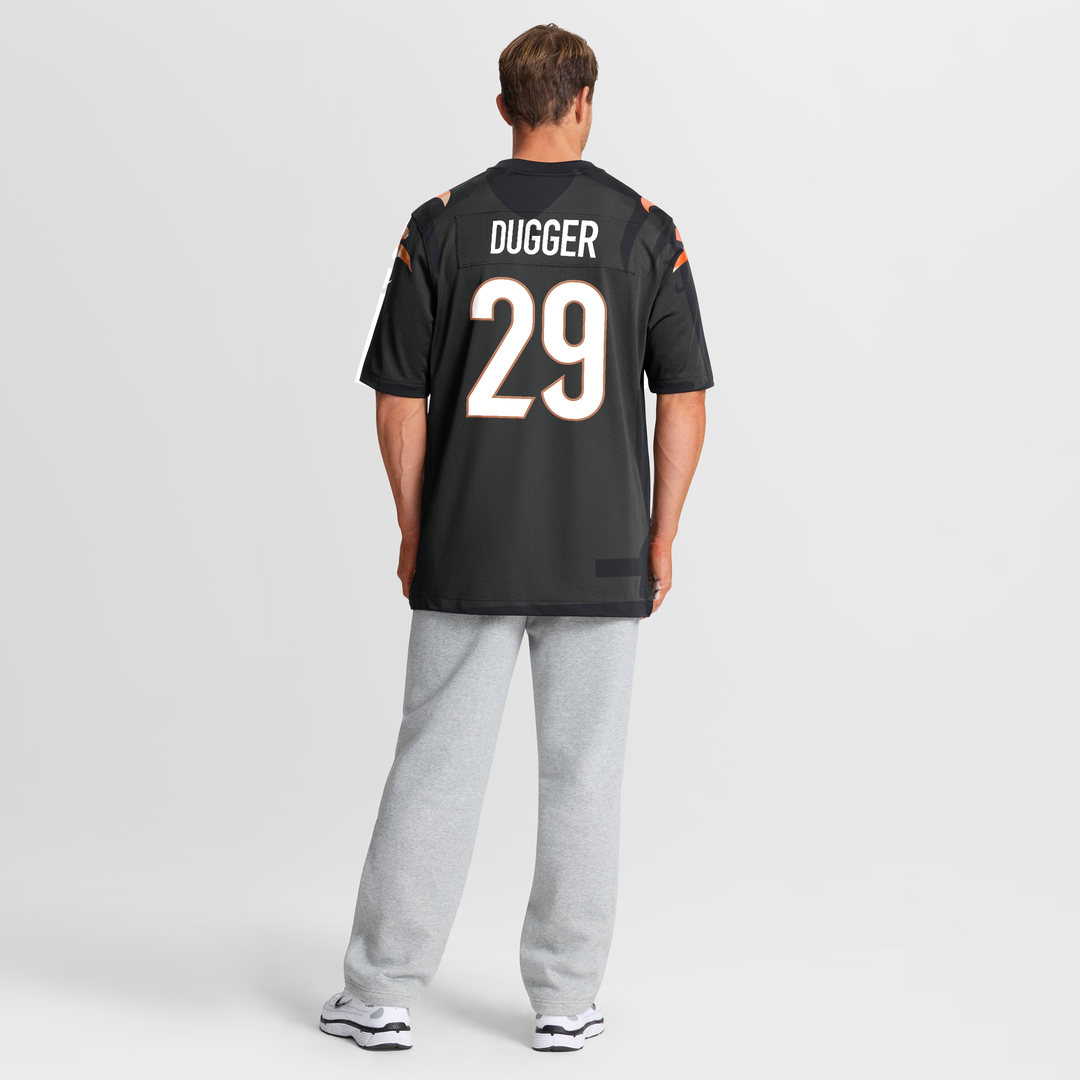 Kyle Dugger Cincinnati Bengals Game Jersey - Black